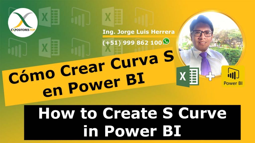 Cómo Crear Curva S en Power BI, How to Create S Curve in Power BI