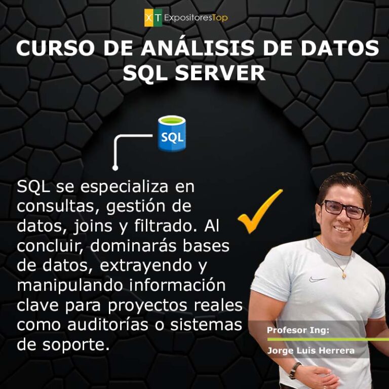 CURSO DE ANÁLISIS DE DATOS EXCEL SQL